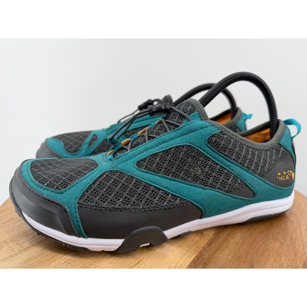OLUKAI Eleu Trainer Water Shoes Womens US 10‎ EUR 40 Teal Grey Lace Up
